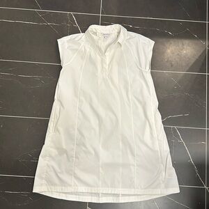 Athleta poplin dress sz sm